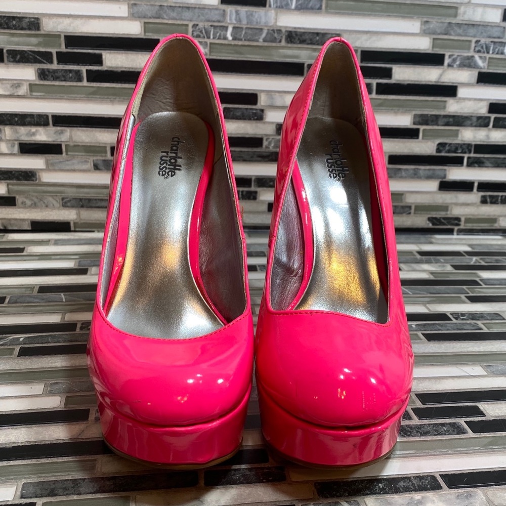 Charlotte Russe hot pink stilettos